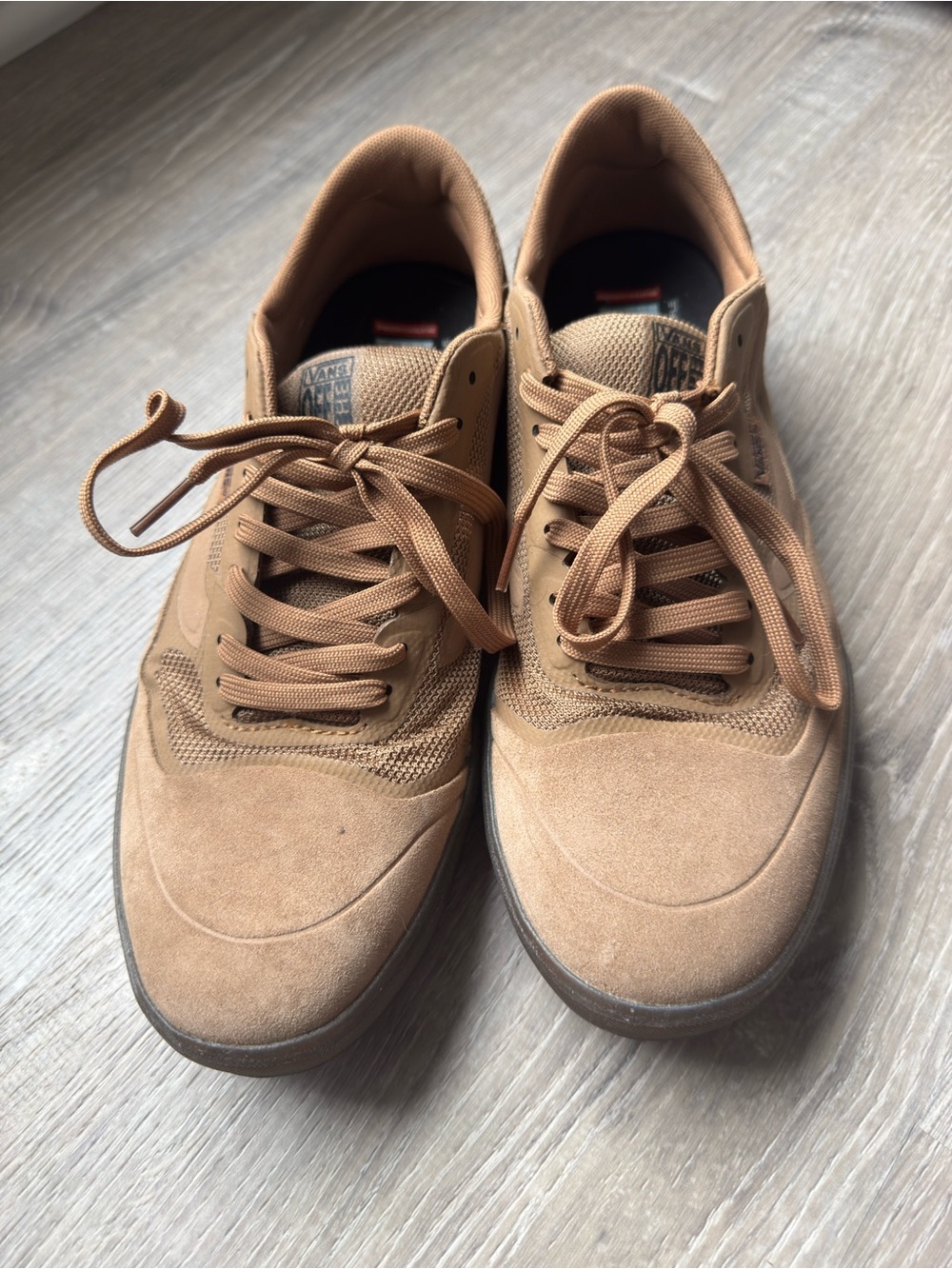 Vans Men's Brown Suede Low-Top Sneakers